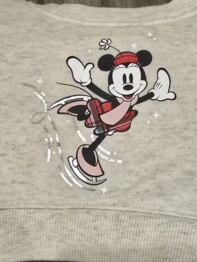 Disney Jumping Beans Minnie Mouse Dress 12 Months Gray Black Sparkle Dress